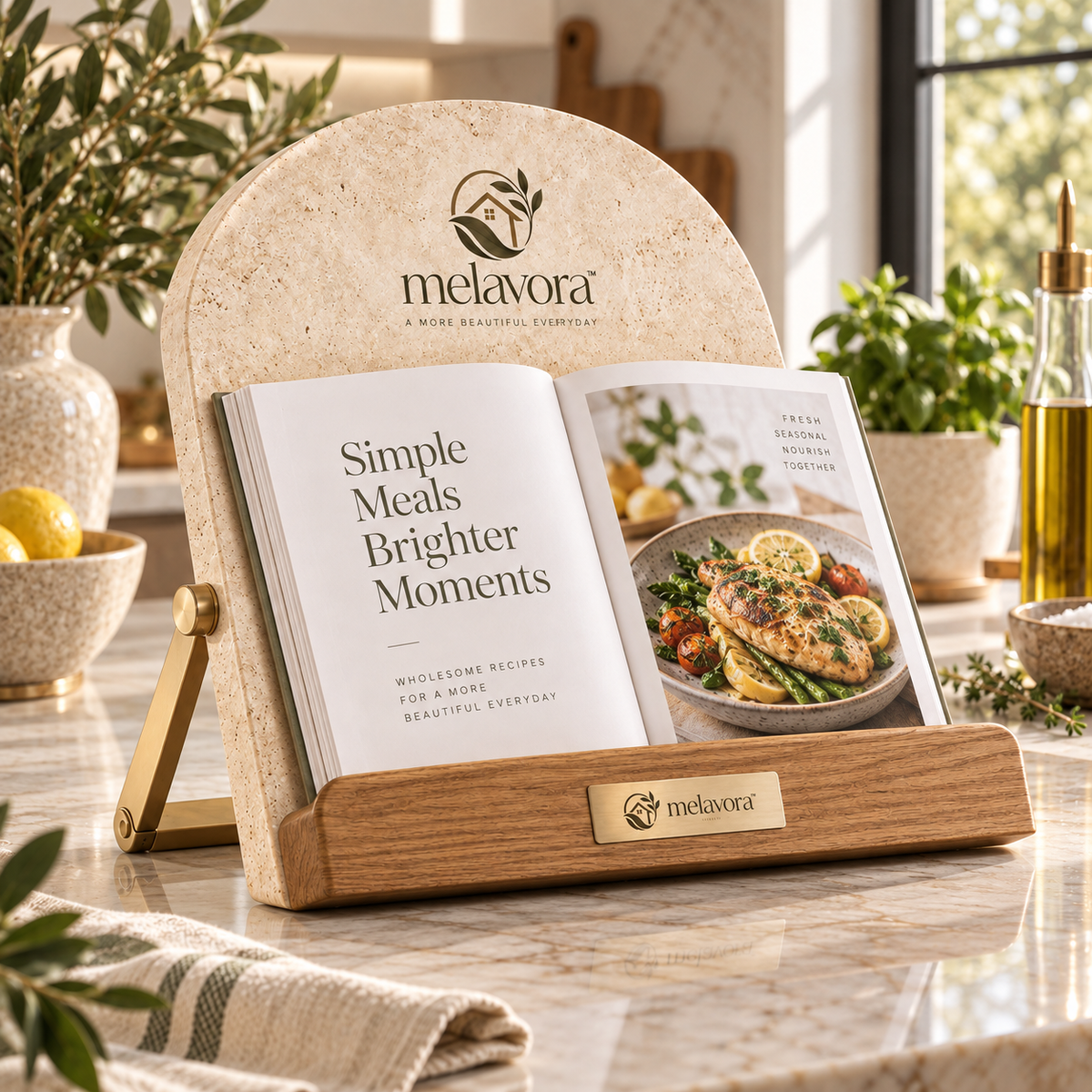 Melavora™ MaisonRest Cookbook Stand