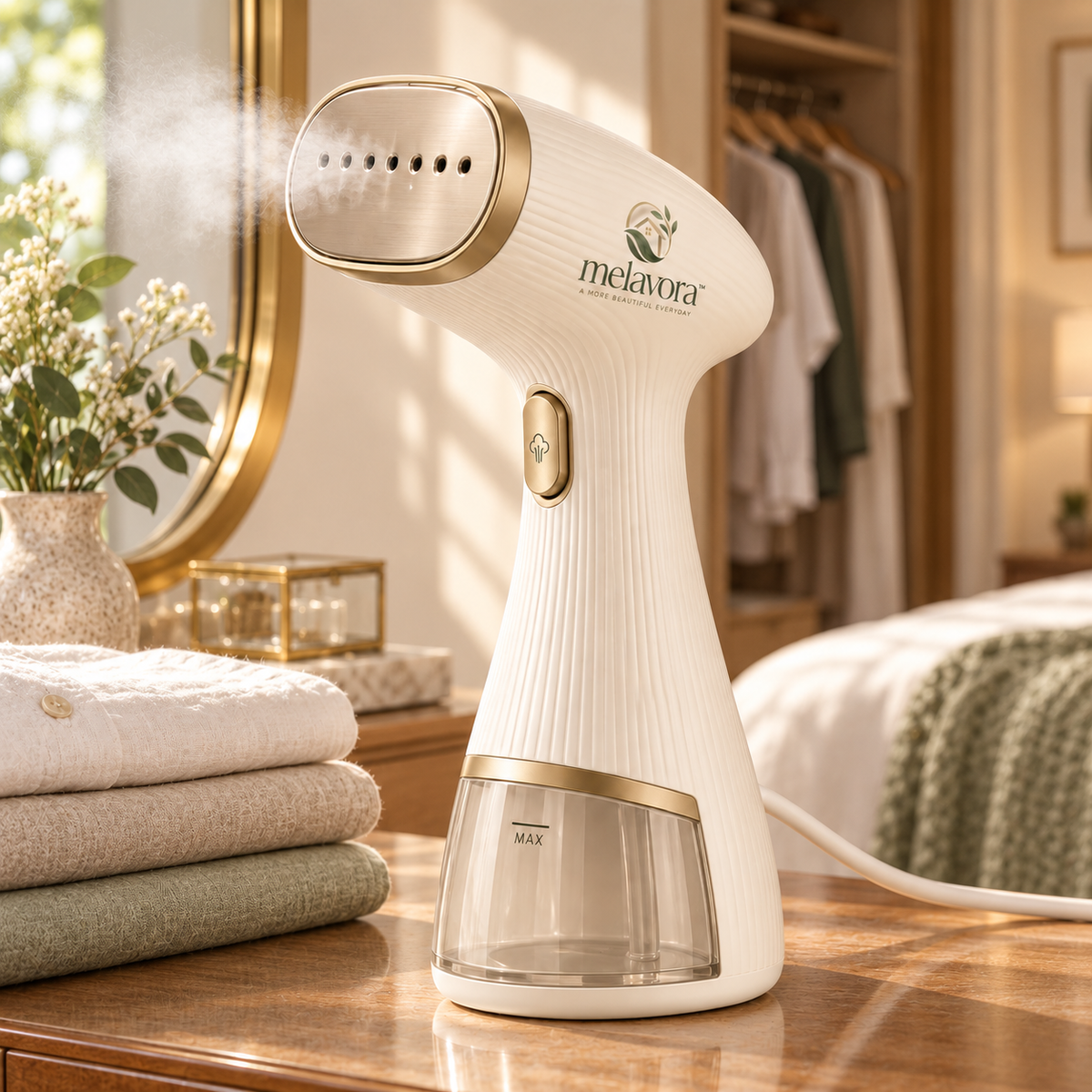 Melavora™ SmoothEase Handheld Garment Steamer