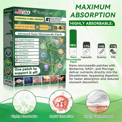 ✨👍𝐎𝐟𝐟𝐢𝐜𝐢𝐚𝐥 𝐔𝐒 𝐒𝐭𝐨𝐫𝐞 🇺🇸  |  𝐅𝐥𝐨𝐫𝐢𝐬𝐦𝐚® 𝐌𝐨𝐫𝐢𝐧𝐠𝐚 · 𝐁𝐞𝐫𝐛𝐞𝐫𝐢𝐧𝐞 × 𝐍𝐀𝐃+ 𝟏𝟎-𝐢𝐧-𝟏 𝐀𝐝𝐯𝐚𝐧𝐜𝐞𝐝 𝐍𝐚𝐧𝐨 𝐌𝐢𝐜𝐫𝐨𝐧𝐞𝐞𝐝𝐥𝐞 𝐏𝐚𝐭𝐜𝐡 — 𝐎𝐧𝐜𝐞 𝐃𝐚𝐢𝐥𝐲, 𝐕𝐢𝐬𝐢𝐛𝐥𝐞 𝐑𝐞𝐬𝐮𝐥𝐭𝐬 𝐢𝐧 𝟕 𝐃𝐚𝐲𝐬