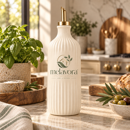 Melavora™ OlivePour Ceramic Oil Dispenser